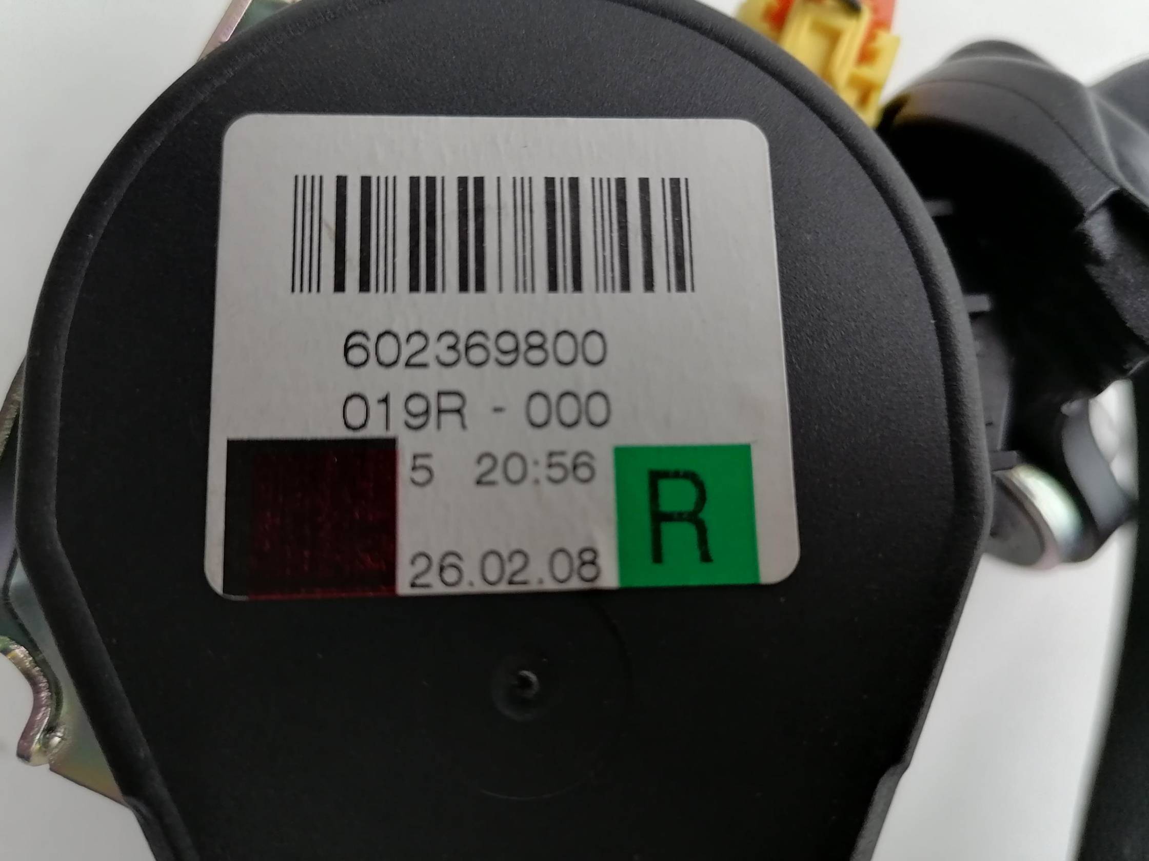 Cintura di sicurezza post. dx.